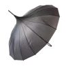 Night Bloom Morticia's Pagoda Umbrella - Black