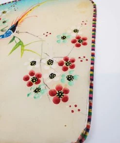 Violet's Coffre Vintage Painted Bird Paper Fan - 1 Of 1