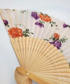 Violet's Coffre Vintage Gilted Flower Fan - 1 Of 1
