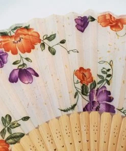 Violet's Coffre Vintage Gilted Flower Fan - 1 Of 1
