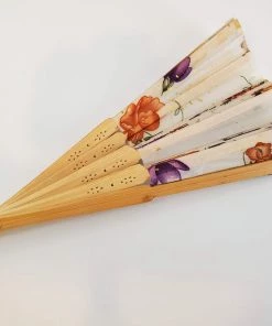 Violet's Coffre Vintage Gilted Flower Fan - 1 Of 1