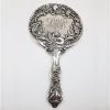 Violet's Coffre K & S Co. Ldt. Sterling Silver Repousse Hand Mirror With Dragon And Sword - 1 Of 1 Vintage