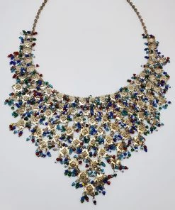 Violet's Coffre Vintage Beaded Mesh Choker - 1 Of 1