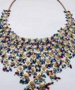 Violet's Coffre Vintage Beaded Mesh Choker - 1 Of 1