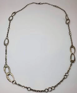 Violet's Coffre Extra Long Vintage Metal Ringed Necklace - 1 Of 1