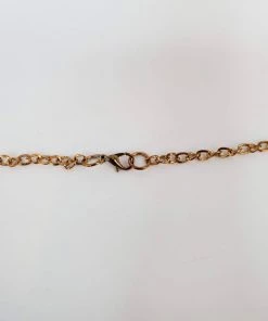 Violet's Coffre Vintage Gold Tone Ringed Crystal And Pearl Necklace - 1 Of 1