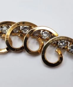 Violet's Coffre Vintage Sarah Coventry Golden Swirl Necklace - 1 Of 1