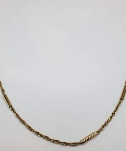 Violet's Coffre Vintage Gold Tone Long Rope Chain Necklace - 1 Of 1