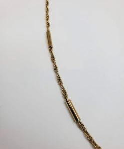 Violet's Coffre Vintage Gold Tone Long Rope Chain Necklace - 1 Of 1