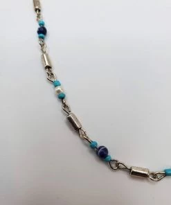 Violet's Coffre Vintage Blue And White Beaded Necklace - 1 Of 1 8 Violet's Coffre Vintage Blue And White Beaded Necklace - 1 Of 1