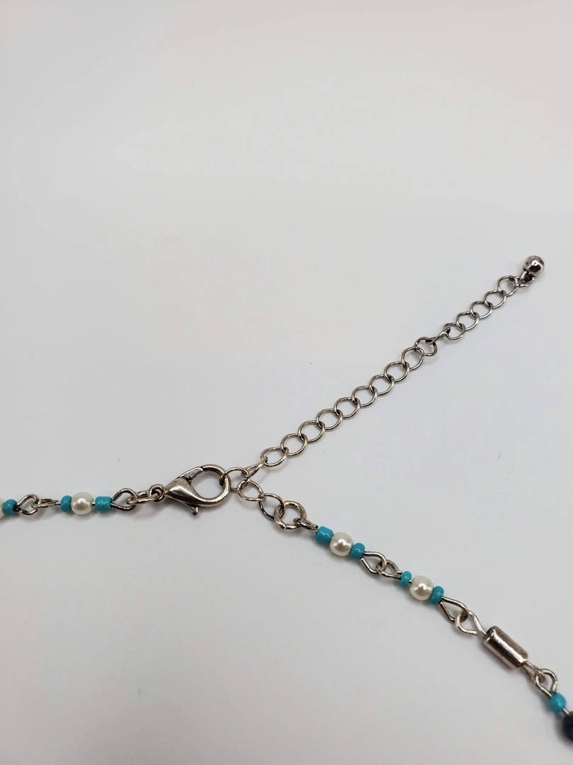 Violet's Coffre Vintage Blue And White Beaded Necklace - 1 Of 1 6 Violet's Coffre Vintage Blue And White Beaded Necklace - 1 Of 1