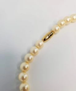 Violet's Coffre Vintage Gold Toned Deco Pearl Choker - 1 Of 1