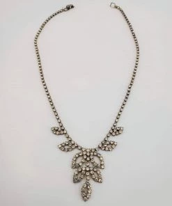 Violet's Coffre Vintage Studded Leaf Choker - 1 Of 1