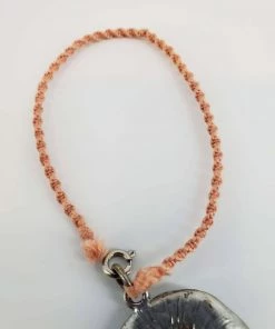 Violet's Coffre Vintage Aqua Hammered Pendant Bracelet - 1 Of 1