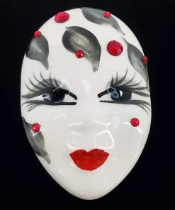 Violet's Coffre Vintage Hand-Painted Porcelian Muse Brooch - 1 Of 1