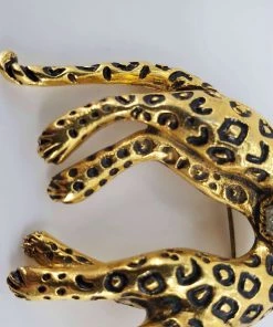 Violet's Coffre Vintage Studded Leopard Brooch - 1 Of 1 11 Violet's Coffre Vintage Studded Leopard Brooch - 1 Of 1