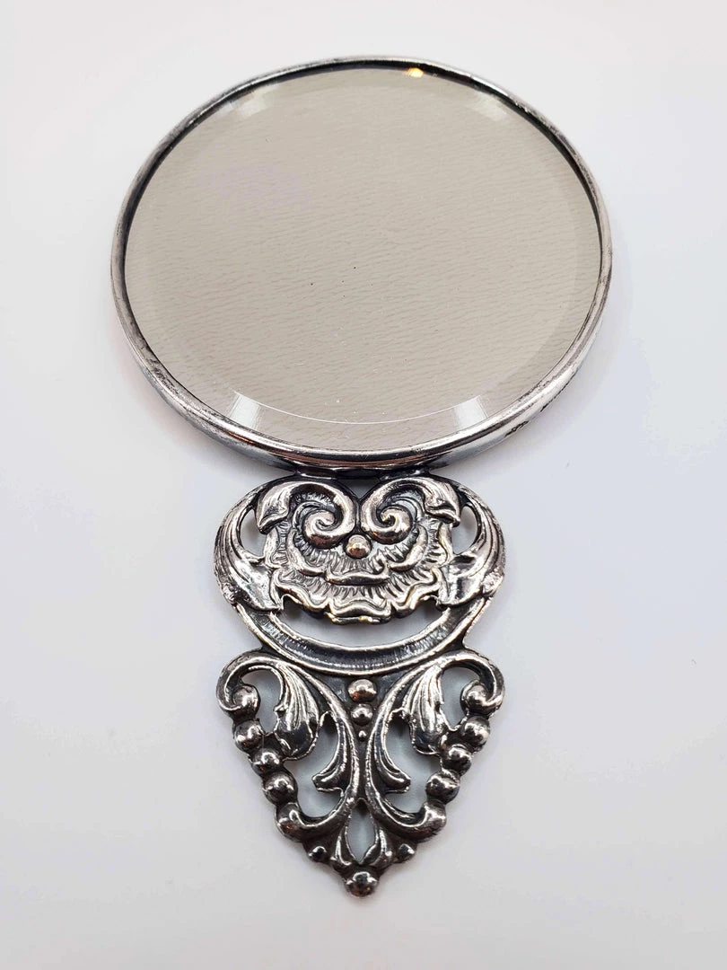 Violet's Coffre Vintage Sterling Silver Hans Jenson Purse Mirror - 1 Of 1 4 Violet's Coffre Vintage Sterling Silver Hans Jenson Purse Mirror - 1 Of 1