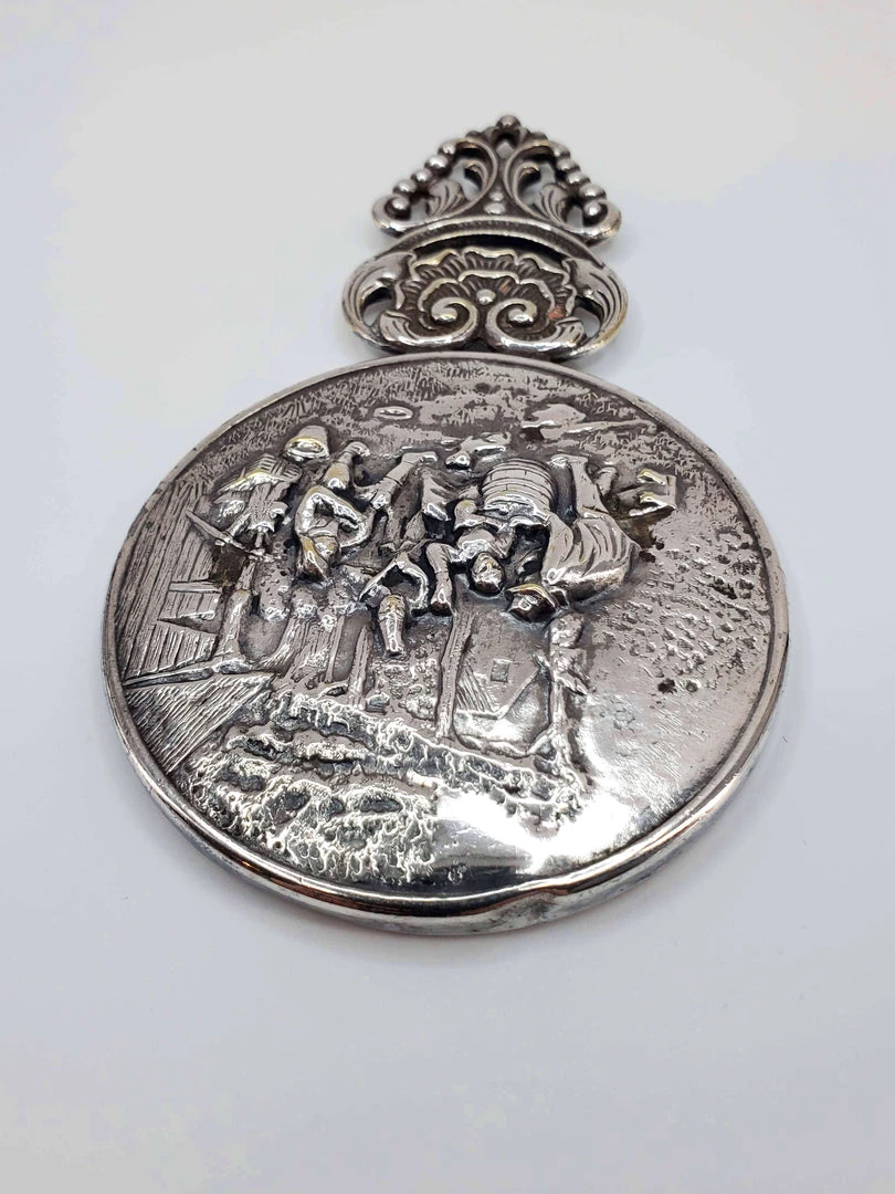 Violet's Coffre Vintage Sterling Silver Hans Jenson Purse Mirror - 1 Of 1 5 Violet's Coffre Vintage Sterling Silver Hans Jenson Purse Mirror - 1 Of 1