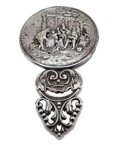 Violet's Coffre Vintage Sterling Silver Hans Jenson Purse Mirror - 1 Of 1