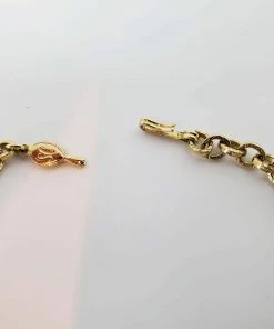 Violet's Coffre Vintage Sarah Coventry Matching Golden Leaf Pearl And Stud Necklace And Bracelet - 1 Of 1