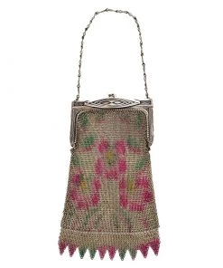 Violet's Coffre Vintage Sterling Silver Whiting & Davis Mesh Purse - 1 Of 1