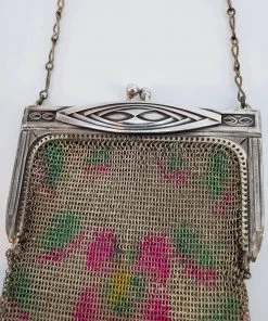 Violet's Coffre Vintage Sterling Silver Whiting & Davis Mesh Purse - 1 Of 1