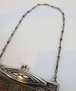 Violet's Coffre Vintage Sterling Silver Whiting & Davis Mesh Purse - 1 Of 1