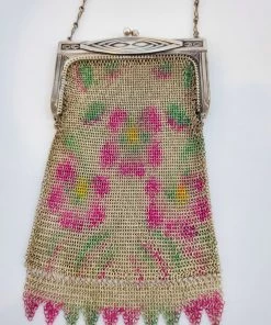 Violet's Coffre Vintage Sterling Silver Whiting & Davis Mesh Purse - 1 Of 1