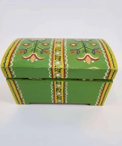 Violet's Coffre Hand Painted Mini Chest With Lock And Key - 1 Of 1