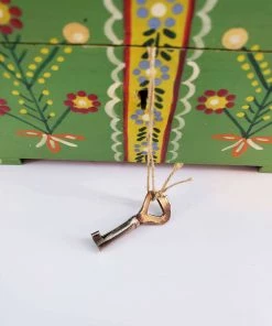 Violet's Coffre Hand Painted Mini Chest With Lock And Key - 1 Of 1