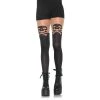 LEG AVENUE Lingerie Skull N Bone Sheer Pantyhose
