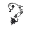 ALCHEMY Black Rose Ear Wrap Accessories