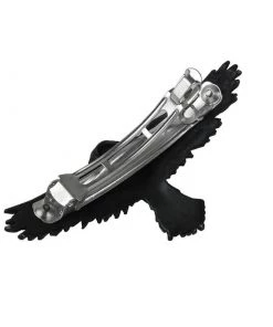 ALCHEMY Black Raven Hair Clip Accessories