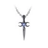 ALCHEMY Accessories Moonstone Athame Crystal Pendant 1 ALCHEMY Accessories Moonstone Athame Crystal Pendant