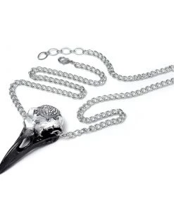 ALCHEMY Raven Skull Necklace