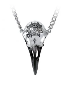 ALCHEMY Raven Skull Necklace