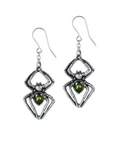 ALCHEMY Spider Venom Emerald Earrings