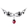 ALCHEMY Infinite Love Black Rose Necklace