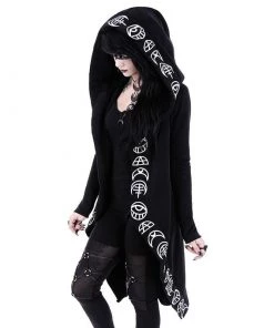 RESTYLE Outerwear Moon Maiden Caped Hoodie