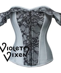 Corset Deal Corsets Secutive Valentina Overbust Corset - Gray