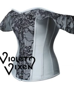 Corset Deal Corsets Secutive Valentina Overbust Corset - Gray