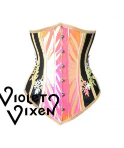 Corset Deal Holo Flower Power Underbust Corset Corsets
