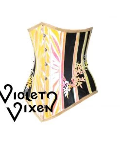 Corset Deal Holo Flower Power Underbust Corset Corsets