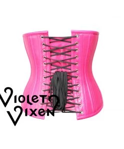 Corset Deal Corsets Pink Leather Underbust Corset 7 Corset Deal Corsets Pink Leather Underbust Corset