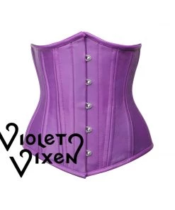 Corset Deal Lavender Leather Underbust Corset