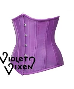 Corset Deal Lavender Leather Underbust Corset
