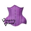 Corset Deal Lavender Leather Conical Underbust Corset Corsets
