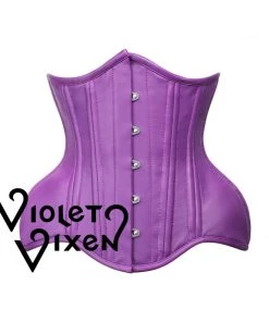 Corset Deal Lavender Leather Conical Underbust Corset Corsets