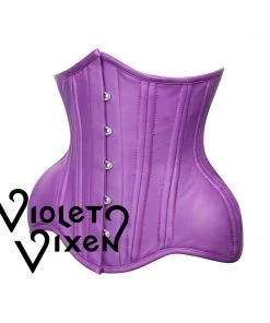 Corset Deal Lavender Leather Conical Underbust Corset Corsets