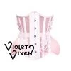Corset Deal Pink Petals Underbust Corset 2 Corset Deal Pink Petals Underbust Corset